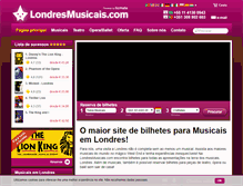 Tablet Screenshot of londresmusicais.com